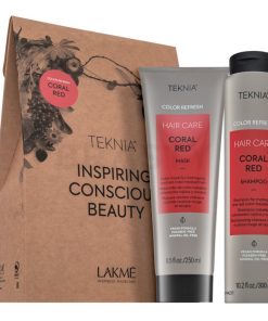 LAKME TEKNIA CORAL RED COFFRET SH+MASK